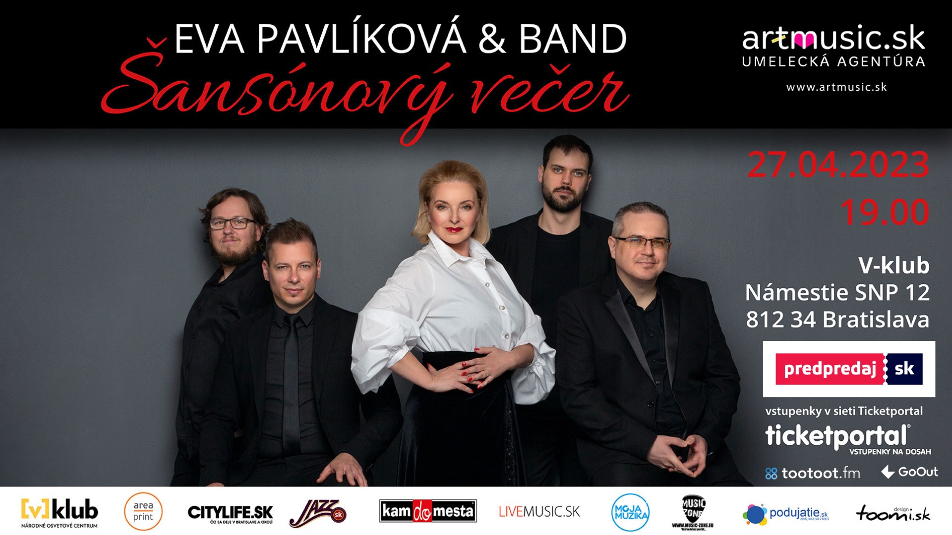 Eva Pavlíková & Band - Šansónový večer